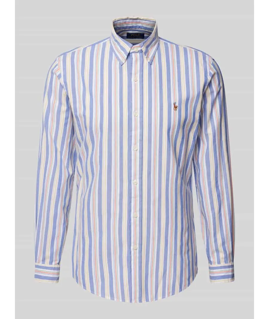 obrazek 1 Koszula casualowa o kroju custom fit z kołnierzykiem typu button down
