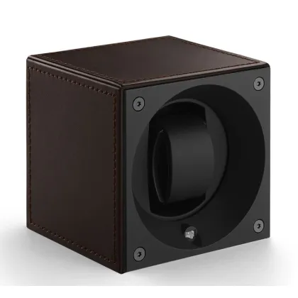 Zdjęcie Elegancki skórzany rotomat na prezent dla miłośników zegarków