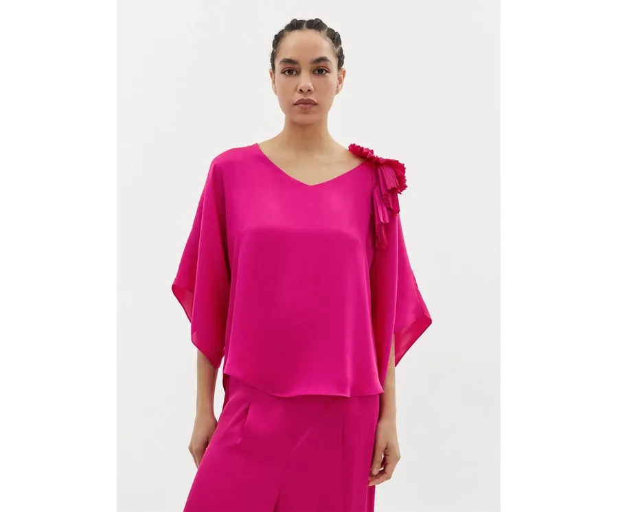 obrazek 1 Joseph Ribkoff Bluzka 241767 Różowy Relaxed Fit