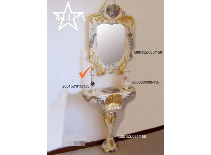 obrazek 1 Delikatny ceramiczny świecznik do salonu