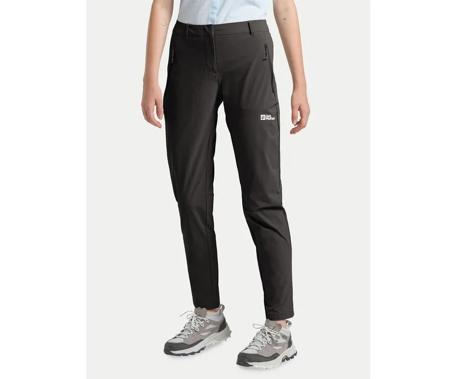 obrazek 1 Jack Wolfskin Spodnie outdoor Hikeout A63927 Czarny Regular Fit