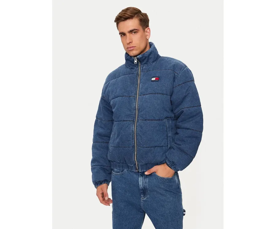 obrazek 1 Tommy Jeans Kurtka zimowa DM0DM20438 Niebieski Regular Fit
