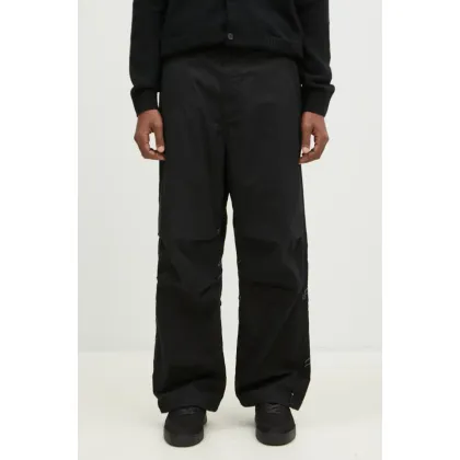 Zdjęcie Maharishi spodnie bawełniane Bonsai Landscape Loose Snopants kolor czarny proste 5346.BLACK