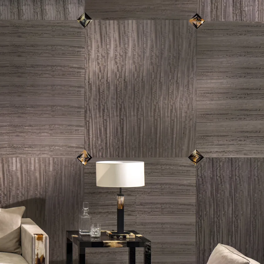 picture 2 Eucalyptus wood paneling with corner inlays - Arcahorn