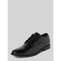 Zdjęcie Buty derby skórzane z detalem z logo model ‘Gapo’