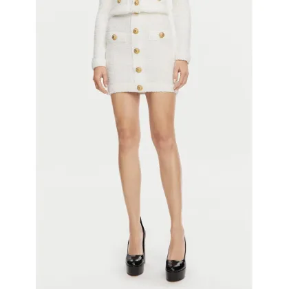 Zdjęcie Balmain Spódnica mini DF1LB292KH10 Biały Slim Fit