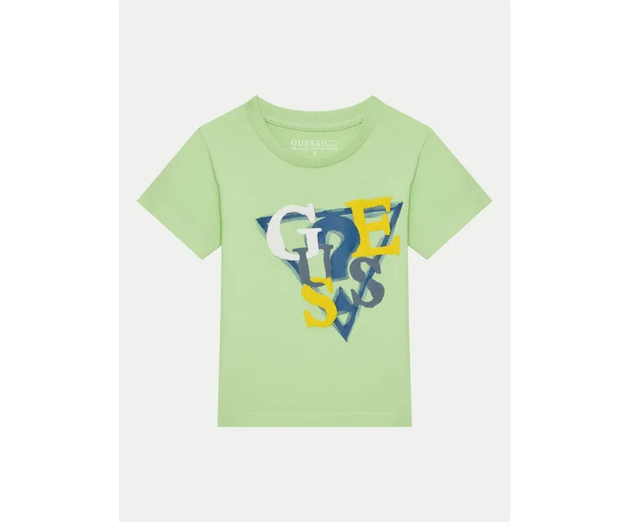 obrazek 1 Guess T-Shirt N5GI10 K8HM4 Zielony Regular Fit