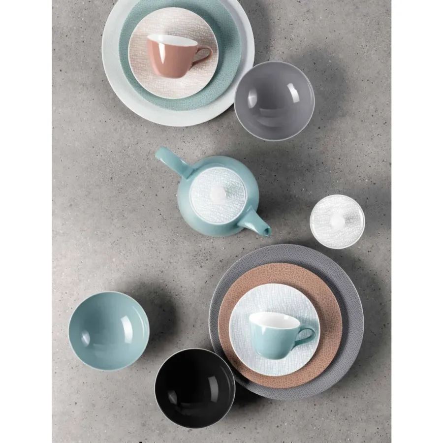 obrazek 3 Porcelanowa mała filiżanka do herbaty w kolorze szarym - Seltmann Weiden