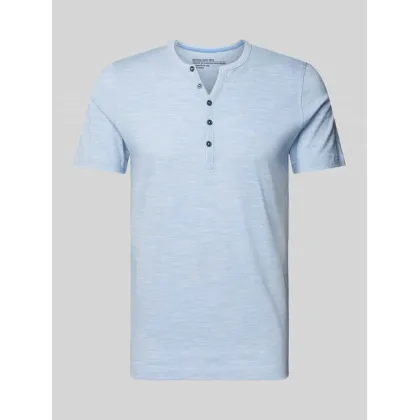 Zdjęcie T-shirt z krótką listwą guzikową
