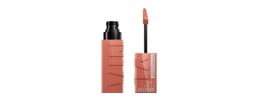 obrazek 1 Maybelline Super Stay Vinyl Ink Szminka 4.2 ml Nr. 105 - Golden