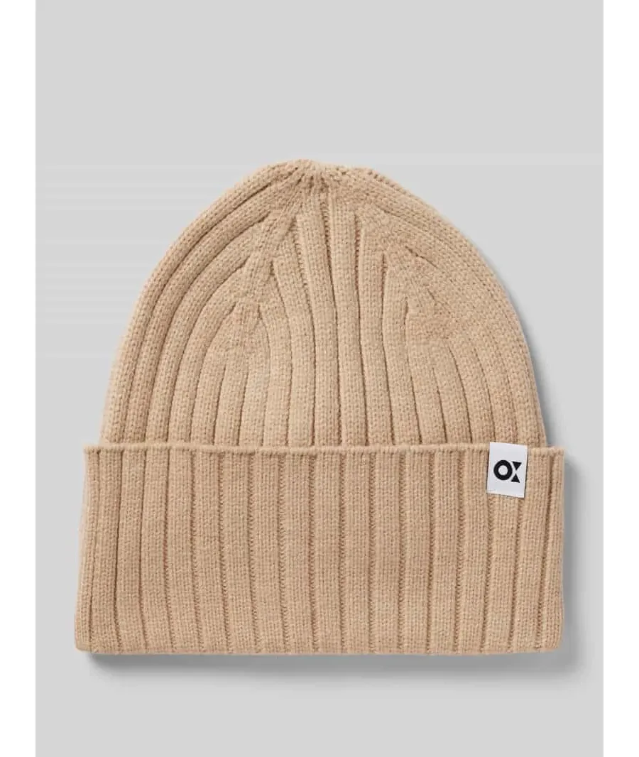 obrazek 1 Czapka beanie z detalem z logo model ‘Adela’