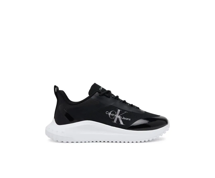 obrazek 1 Calvin Klein Jeans Sneakersy Eva Runner Low Lace Mix Ml Wn YW0YW01442 Czarny