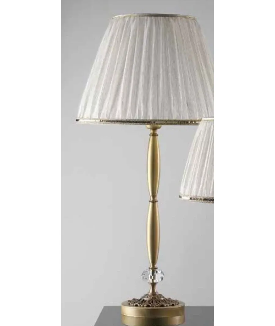 obrazek 1 Stylowa lampa stołowa w OV z wstawkami Swarovskiego i jedwabnymi kloszami – Il Paralume Marina