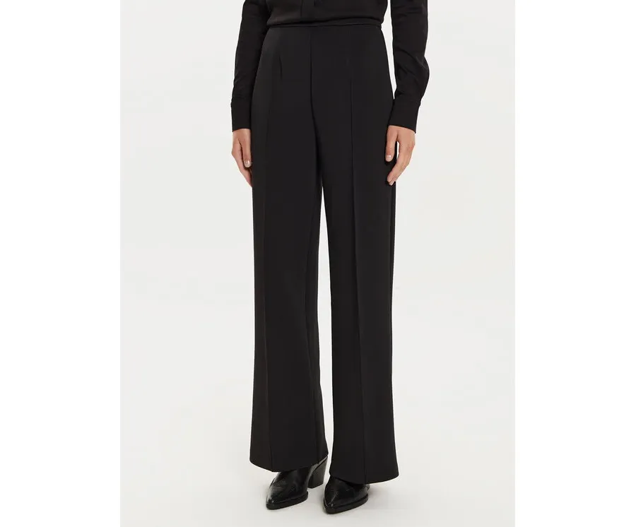 obrazek 1 Calvin Klein Spodnie materiałowe K20K207647 Czarny Wide Leg