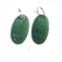 Picture A unique keychain with the company logo