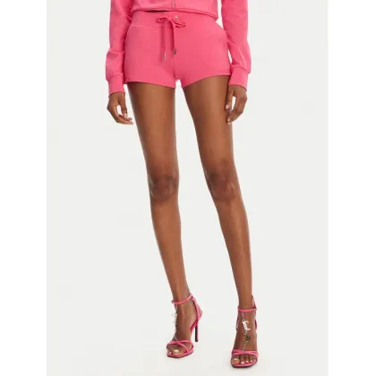 Zdjęcie Juicy Couture Szorty sportowe JCWHS125312 Różowy Loose Fit
