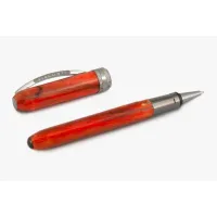 Picture Rembrandt-S Orange ballpoint pen made of acrylic resin