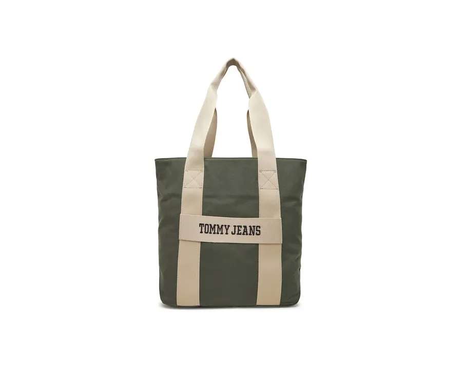 obrazek 1 Tommy Jeans Torba Retro Cool Tote AM0AM13278 Khaki