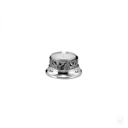 Picture Beautiful, stylish silver tealight candle holder Fusione - Zaramella Argenti