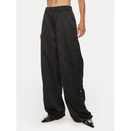 Zdjęcie Hugo Spodnie materiałowe Hacelia-1 50518017 Czarny Relaxed Fit HUGO