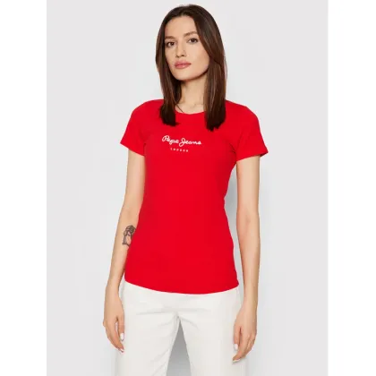 Zdjęcie Pepe Jeans T-Shirt New Virginia PL505202 Czerwony Slim Fit