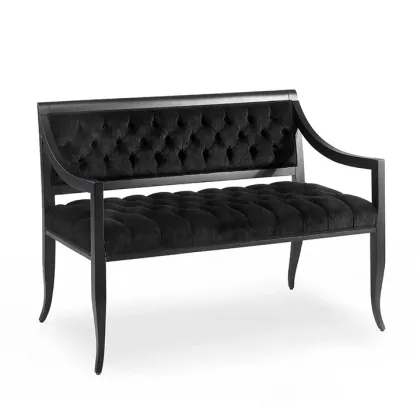 Zdjęcie Czarna prestiżowa sofa w stylu nowoczesnym - Sevensedie