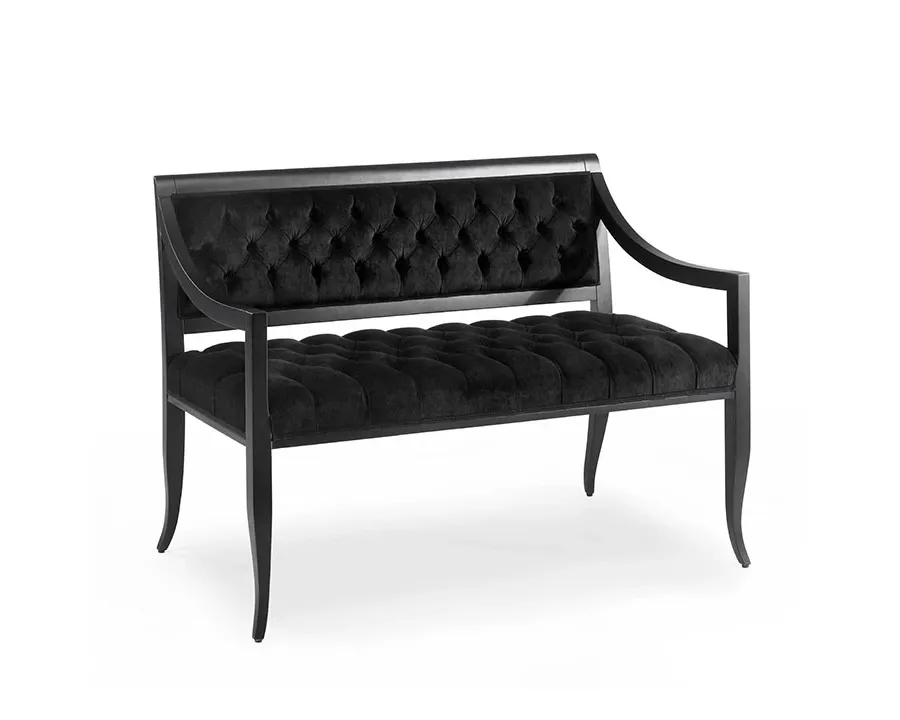 obrazek 1 Czarna prestiżowa sofa w stylu nowoczesnym - Sevensedie