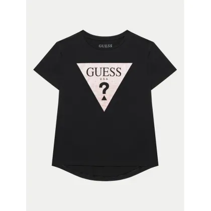 Zdjęcie Guess T-Shirt J5RI18 K6YW4 Czarny Regular Fit