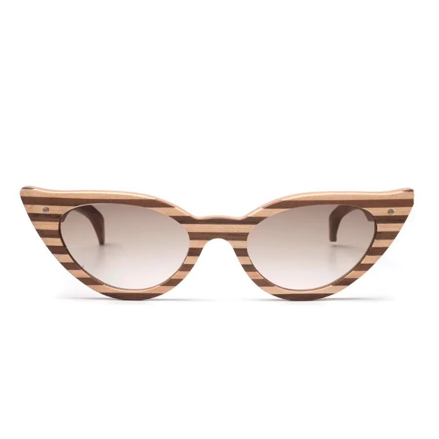 obrazek 1 Stylowe, damskie okulary z drewna - Legno Light