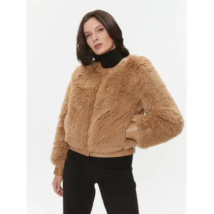 Zdjęcie TWINSET Futro 232TT2021 Brązowy Regular Fit