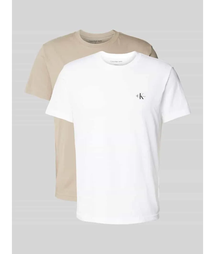 obrazek 1 T-shirt o kroju regular fit z czystej bawełny