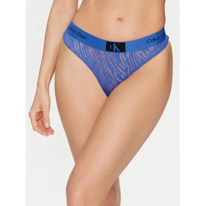 Zdjęcie Calvin Klein Underwear Stringi 000QF7378E Niebieski