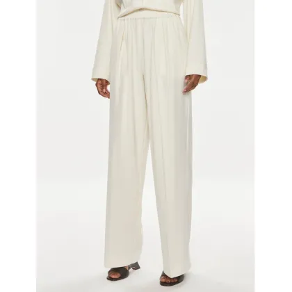 Zdjęcie Samsøe Samsøe Spodnie materiałowe Julia F23100048 Écru Relaxed Fit