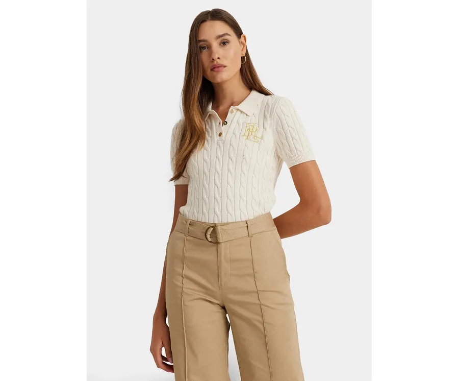 obrazek 1 LAUREN RALPH LAUREN Polo 200932224001 Écru Slim Fit