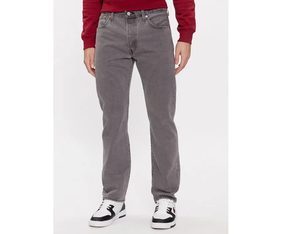 obrazek 1 Levi's® Jeansy 501® 00501-3496 Szary Regular Fit