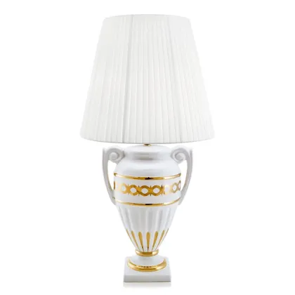 Picture Ceramic table lamp with two handles - Ahura