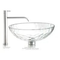 Picture A beautiful crystal washbasin for a stylish bathroom - Il Paralume Marina