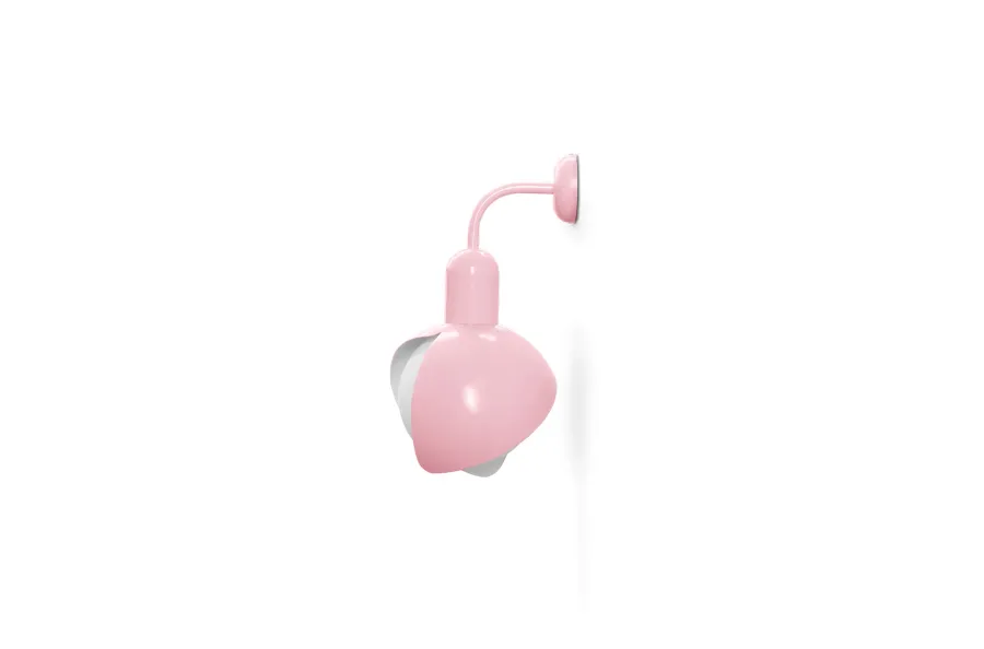 obrazek 5 Różowa lampa ścienna do pokoju dziecka