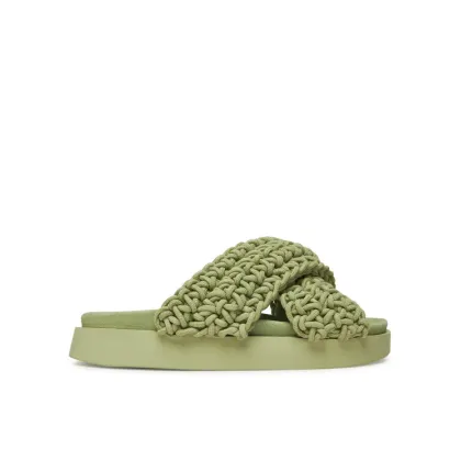Zdjęcie Inuikii Klapki Woven 70104-105 Zielony