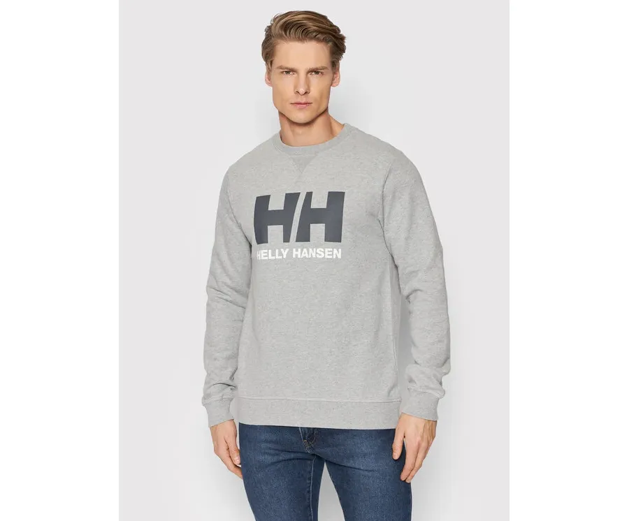 obrazek 1 Helly Hansen Bluza Hh Logo Crew 34000 Szary Regular Fit