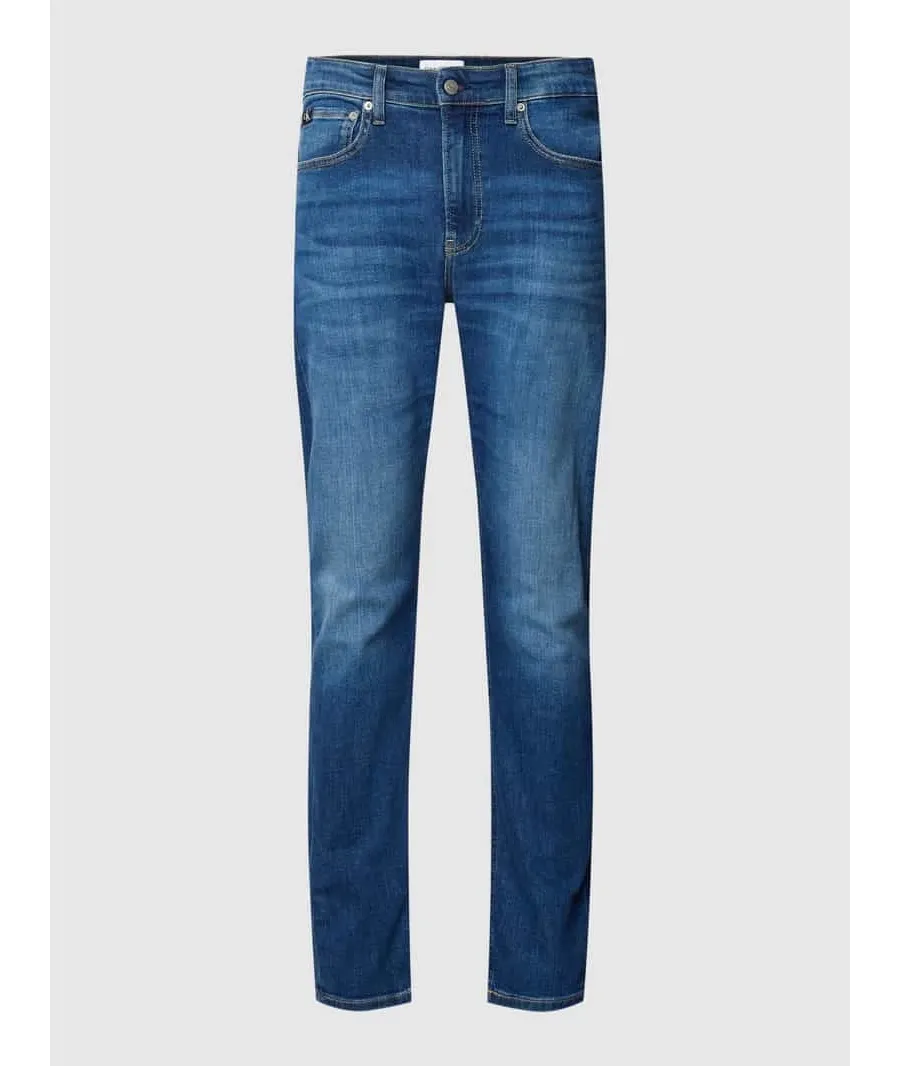 obrazek 1 Calvin Klein Jeans Jeansy J30J323691 Niebieski Slim Fit