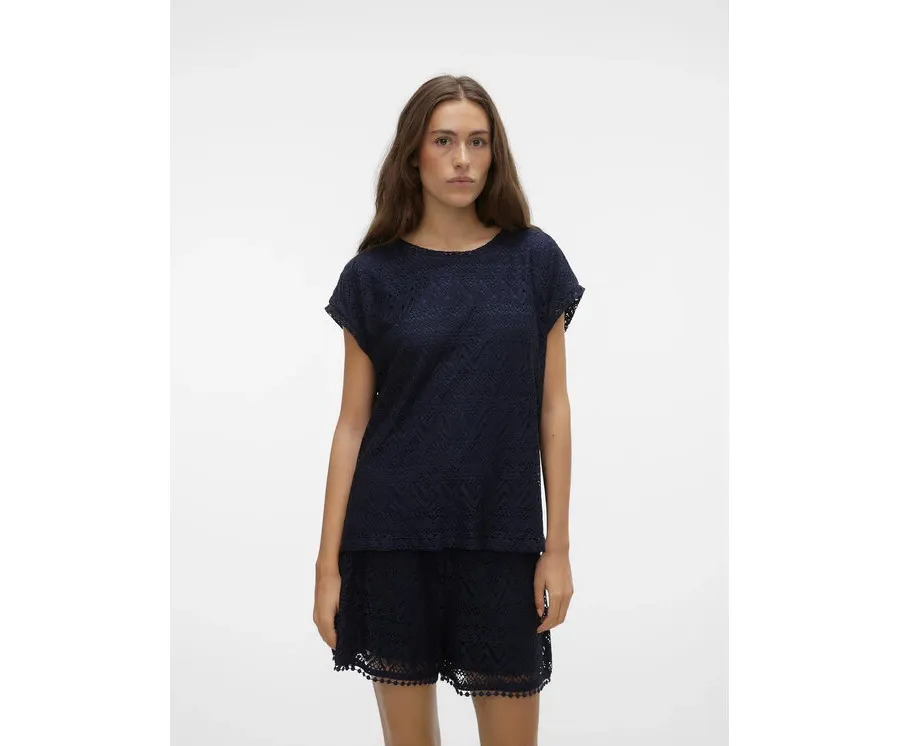 obrazek 1 Vero Moda Bluzka Maya 10304457 Granatowy Wide Fit