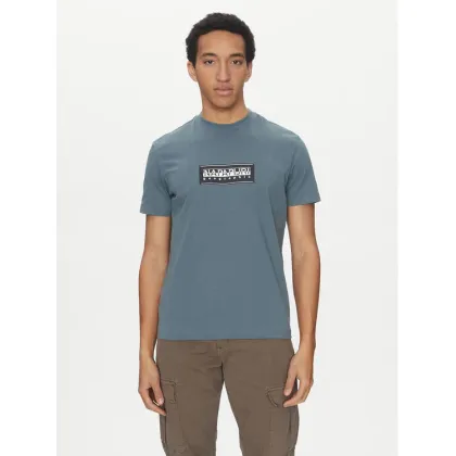 Zdjęcie Napapijri T-Shirt S-box Logo NP0A4I3L Zielony Regular Fit