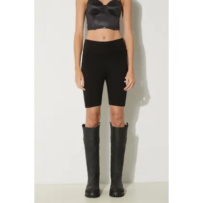 Zdjęcie Puma szorty damskie kolor czarny z nadrukiem high waist 530234-01