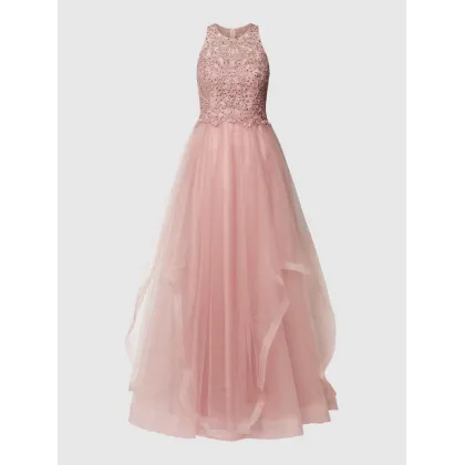 Zdjęcie Sukienka wieczorowa z obszyciem kamieniami stras