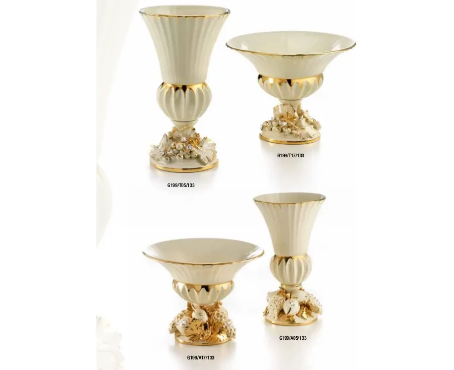 obrazek 1 Wazon z dekoracją z winogron Ceramiche Stella