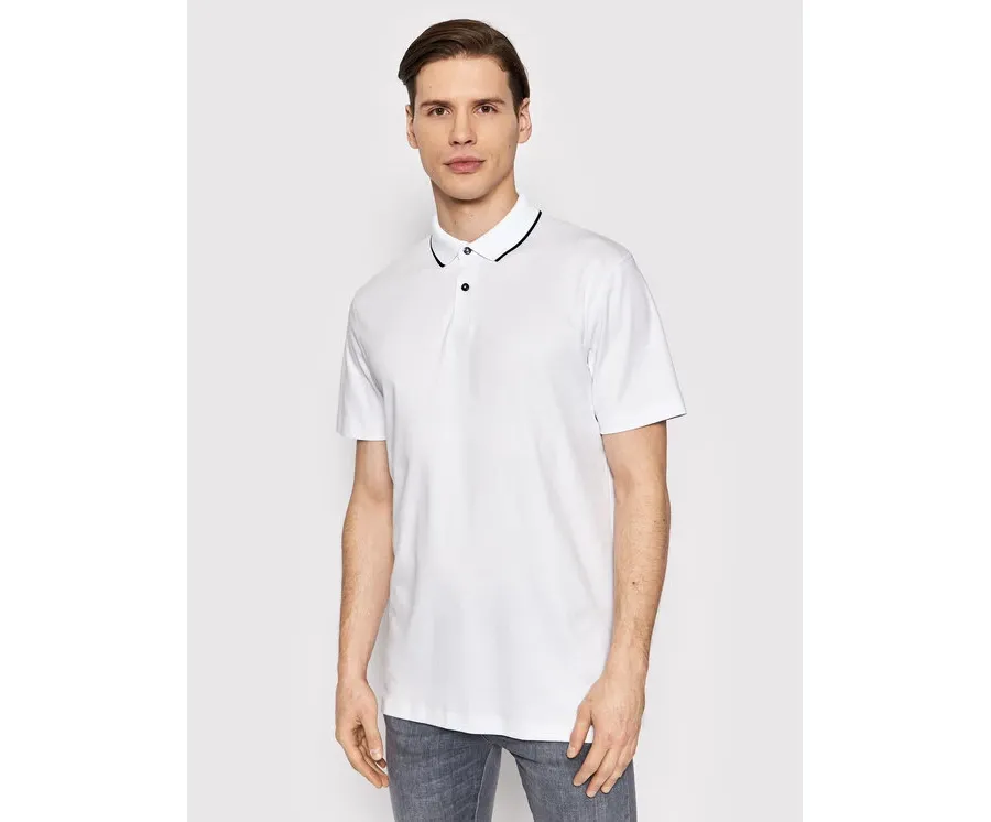 obrazek 1 Selected Homme Polo Leroy 16082844 Biały Regular Fit