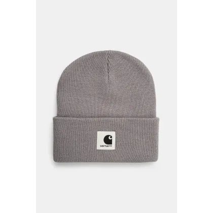 Zdjęcie Carhartt WIP czapka Ashley Beanie kolor szary z cienkiej dzianiny I034850.2LRXX