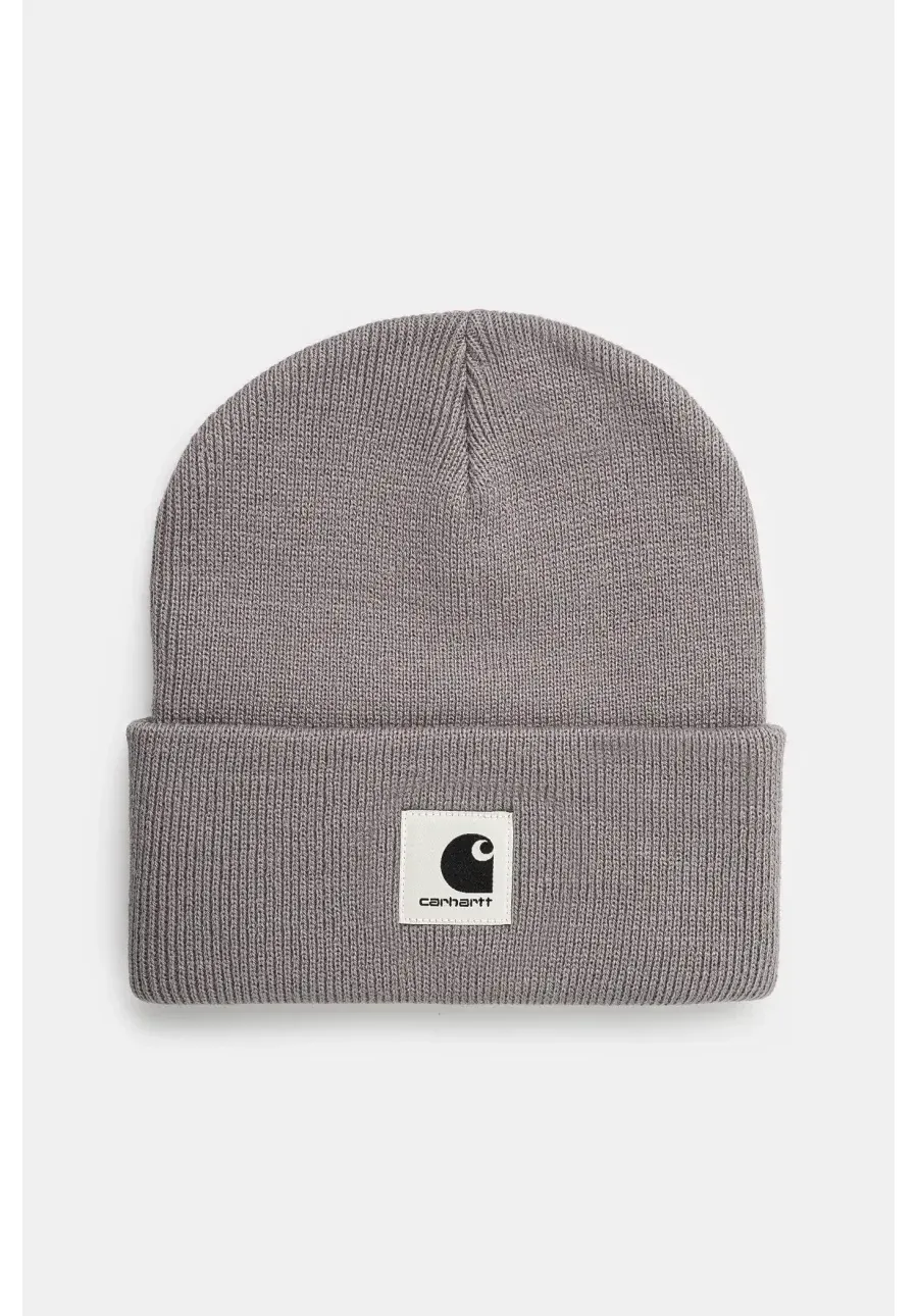 obrazek 1 Carhartt WIP czapka Ashley Beanie kolor szary z cienkiej dzianiny I034850.2LRXX