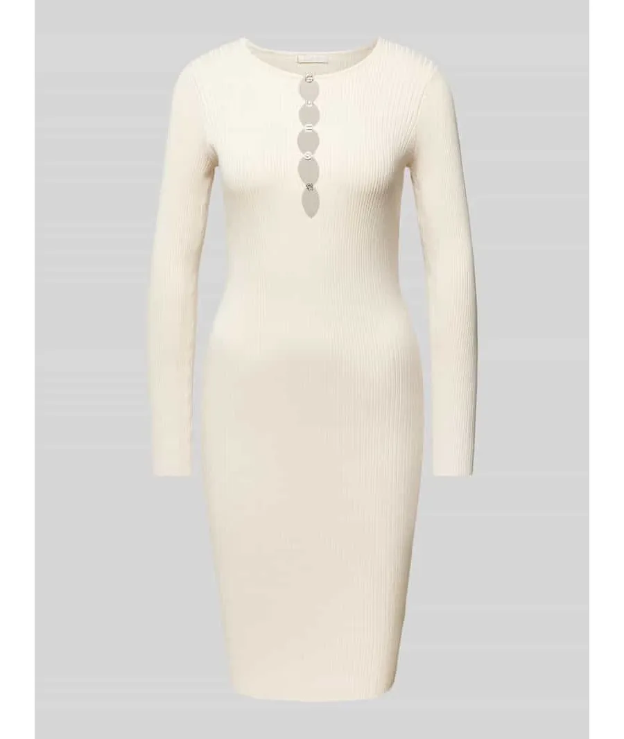 obrazek 1 Sukienka o długości do kolan z efektem prążkowania model ‘ALPHABET CHARM MELISSA’